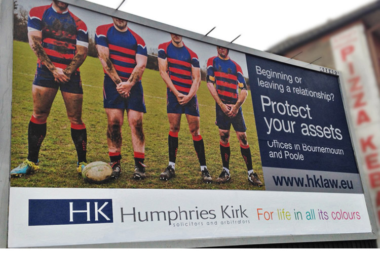 Humphries Kirk billboard campaign