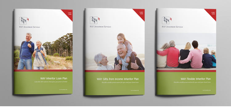 Way Group - Suite of brochure covers
